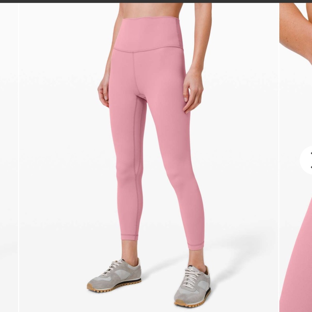 Lululemon Align Pant II 25” Pink Taupe size 4 - Picture 3 of 8